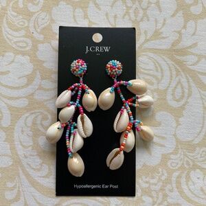Bead and Shell Earrings